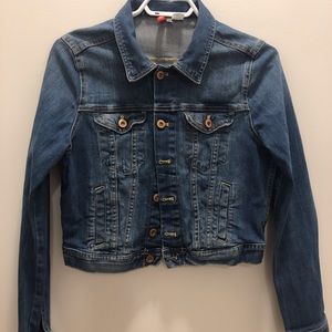 H&M cropped denim jacket